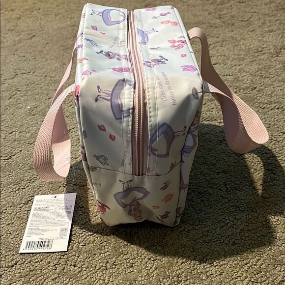 Disney Alice in Wonderland Themed Tote Bag with Pink Handles - Picture 3 of 8